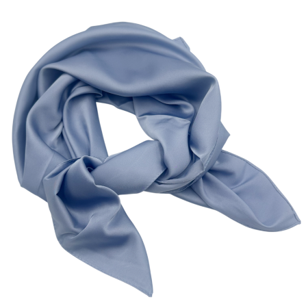 Esarfa dama AMELIE, Bleu-gri perlat, 70x70cm