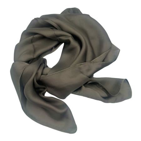 Esarfe Uni - Esarfa dama AMELIE, Verde kaki, 70x70cm