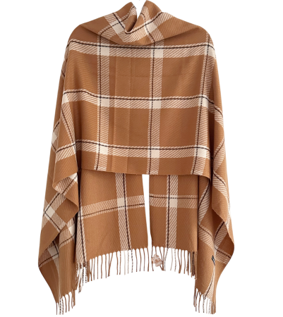 Esarfa dama Cashmere BRISTOL - Sal in carouri camel [1]