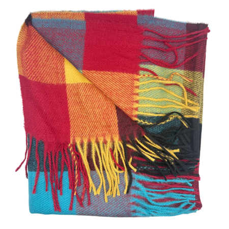 Esarfa dama Cashmere CAMDEN - Sal in carouri multicolor [2]