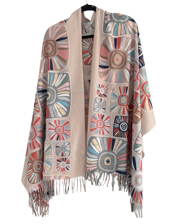 MODA & ACCESORII - Esarfa dama Casmir MYSTIC - Bej - 70x180 cm