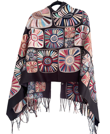 Esarfa Cashmere MYSTIC, Negru, 70x180 cm [1]