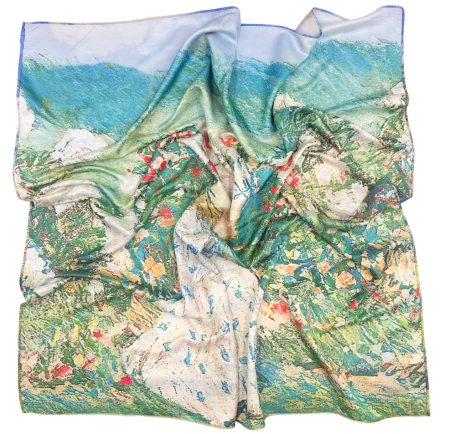 Esarfa dama DENISE, Cu 2 fete, 70x70cm [2]