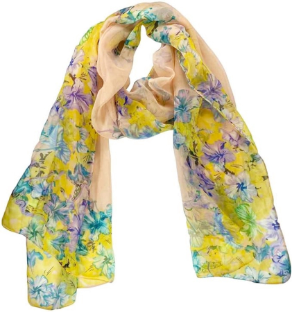 Esarfa Dama, roz-banan cu Aspect Matasos [2]