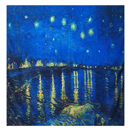 Esarfa dama LOULOU, Cu Tour Eiffel si picturi celebre [1]