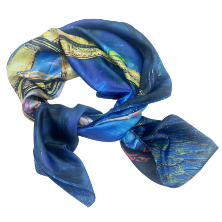 Esarfa dama LOULOU, Cu Tour Eiffel si picturi celebre [2]