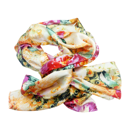 Esarfa dama MATHILDE cu flori pictate [1]