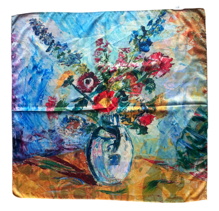 Esarfe Patrate - Esarfa dama PATRICE, Cu 2 fete, 70x70cm