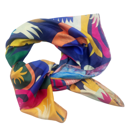 Esarfa dama PATRICE, Cu 2 fete, 70x70cm [2]