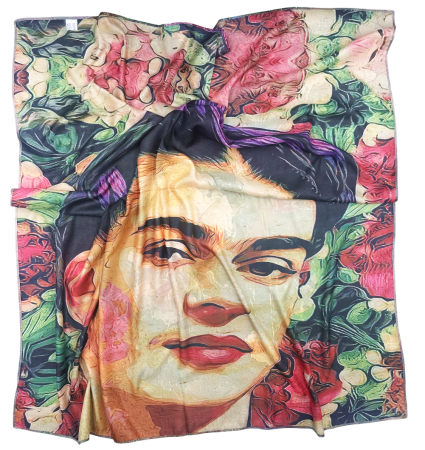 Esarfa dama ROMY, Cu 2 fete, 70x70cm [2]