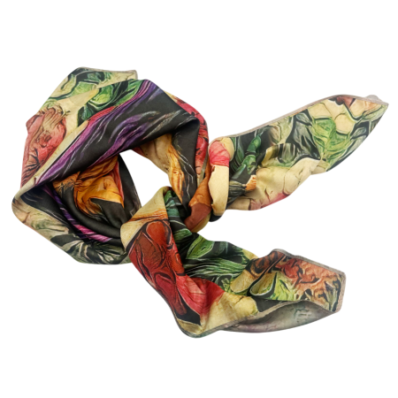 Esarfa dama ROMY, Cu 2 fete, 70x70cm [1]
