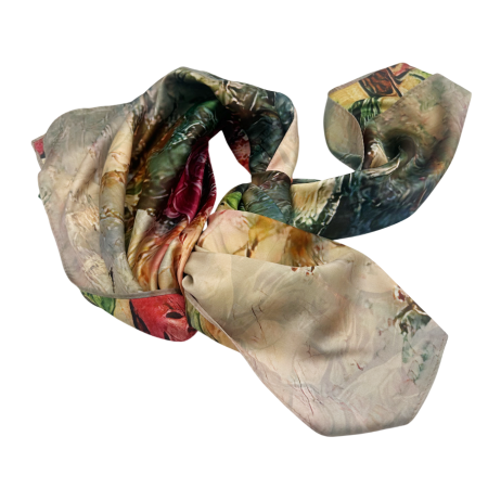 Esarfa dama ROMY, Cu 2 fete, 70x70cm [3]