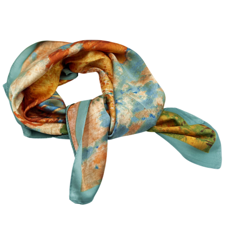 Esarfa dama WENDY cu pictura, 70x70cm [1]