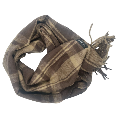 Esarfa ingusta Cashmere TERRY, Maro inchis, 36x180cm [1]