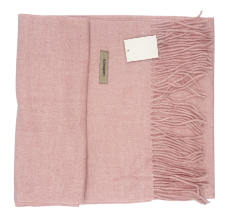 Esarfa ingusta cu franjuri Cashmere ROYAL, Roz [1]