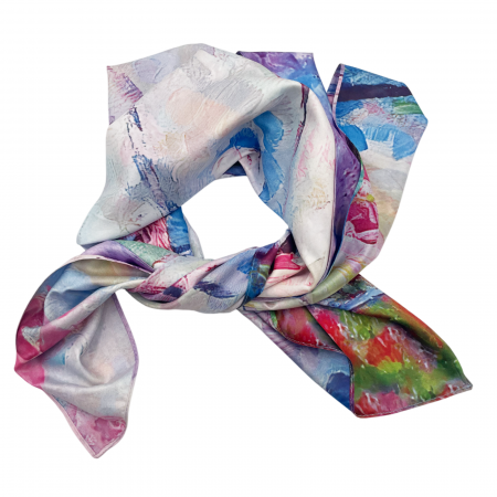 Esarfa matase INGRID cu 2 fete, 70x70cm [1]