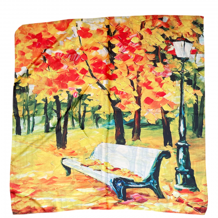 Esarfa matase CATERINA cu 2 fete, 70x70cm [1]