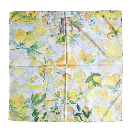 Esarfa matase LIMONE cu 2 fete, 70x70cm [2]