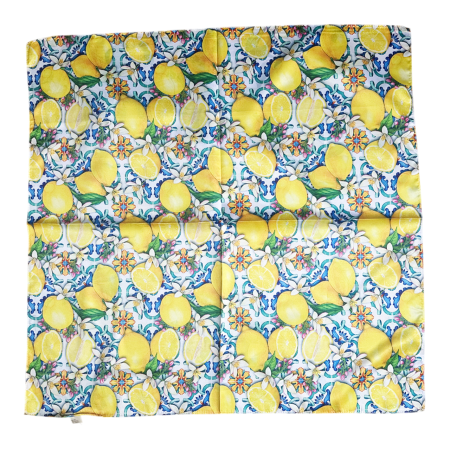 Esarfa matase LIMONE cu 2 fete, 70x70cm [3]