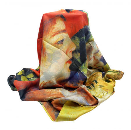 Esarfa cu 2 fete - matase DENISE, 70x70cm [2]