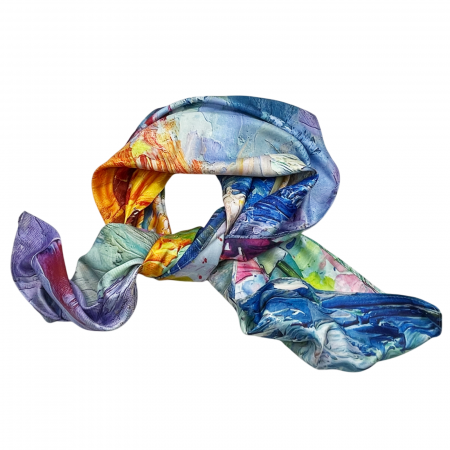 Esarfa matase GIULIA cu 2 fete, 70x70cm [1]
