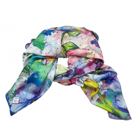 Esarfa matase GIULIA cu 2 fete, 70x70cm [2]