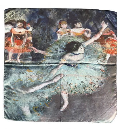 Esarfa matase BALLERINA cu 2 fete, 70x70cm [2]