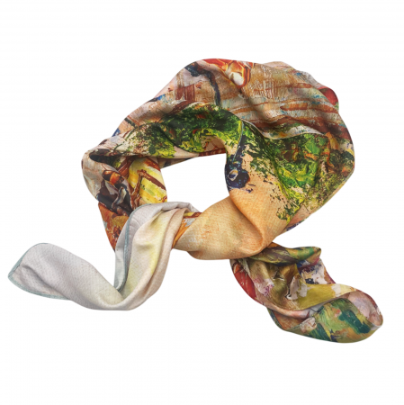 Esarfa matase KLAUDIA cu 2 fete, 70x70cm [1]