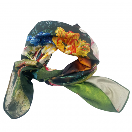 Esarfa matase ALEXIS cu 2 fete, 70x70cm [1]