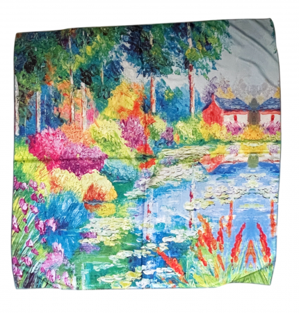 Esarfa matase MELANIE cu 2 fete, 70x70cm [2]