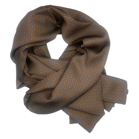 Esarfe & Fulare Barbatesti - Esarfa matase - pentru barbati - ALBERTO, Maro