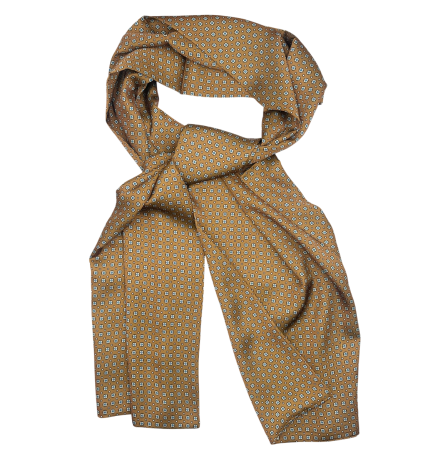 Esarfa matase barbati ALBERTO maro - Accesoriu elegant [2]