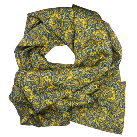 Esarfe & Fulare Barbatesti - Esarfa matase - pentru barbati - MATTEO, Galben