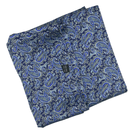 Esarfa matase - pentru barbati - SERGIO, Bleumarin [1]