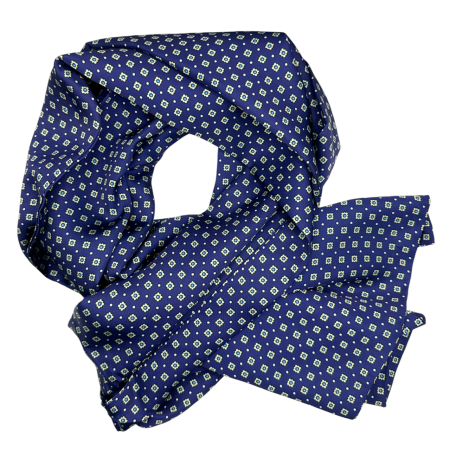 FASHION - Esarfa matase - pentru barbati - VITTORIO, Bleumarin