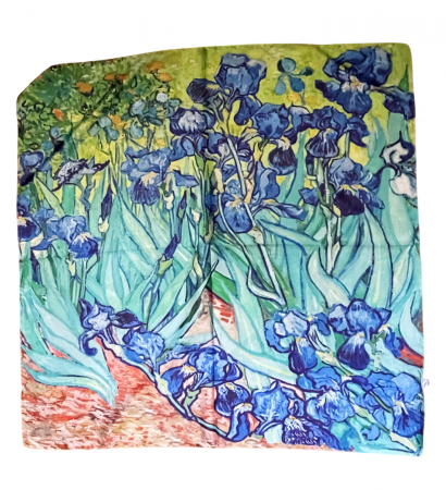 Esarfa matase IRIS cu 2 fete, 70x70cm [3]