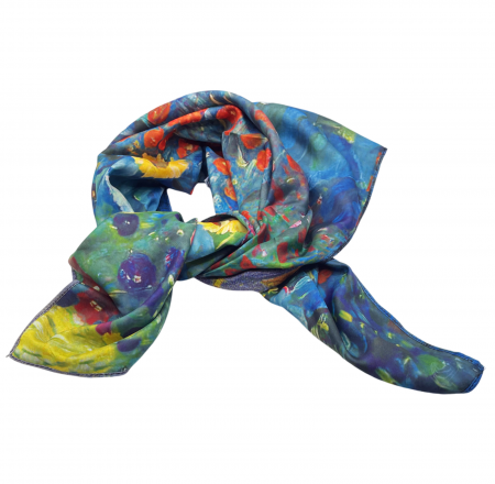 Esarfa matase SOLLER cu 2 fete, 70x70cm [4]
