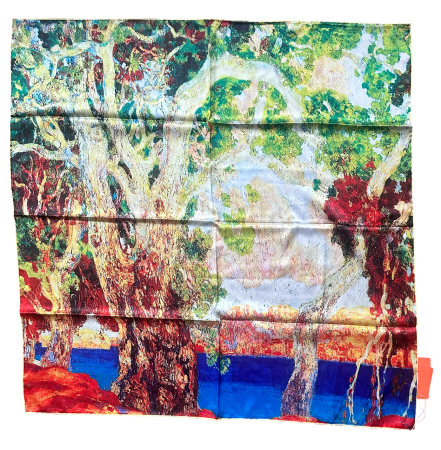 Esarfa matase PINS DE FORMENTOR, 85x85cm [1]