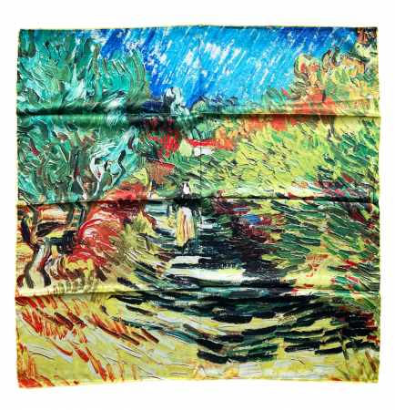 Esarfe Matase & Voal & Satin - Esarfa matase SAINT REMY, 85x85cm