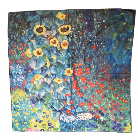 Esarfa matase SOLLER cu 2 fete, 70x70cm [3]