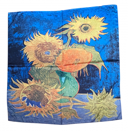 Esarfa matase SOLLER cu 2 fete, 70x70cm [2]