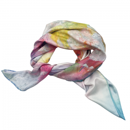 Esarfa matase SUNNY cu 2 fete, 70x70cm [3]