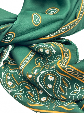 Esarfa matase THALIA, Verde, 90x180cm [1]