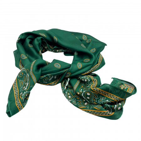 Esarfe Matase & Voal & Satin - Esarfa matase THALIA, Verde, 90x180cm