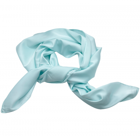 Esarfe Matase & Voal & Satin - Esarfa matase AMELIE, Verde menta, 70x70cm