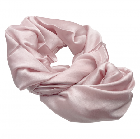 Esarfa matase ANGELIQUE, Roz pastel, 80x170cm [1]
