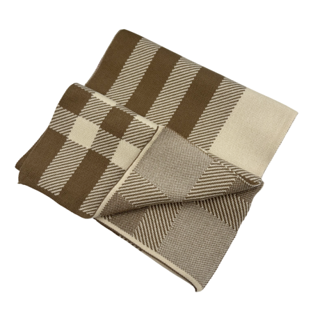 Esarfa barbati Cashmere CESARE, Maro/ Bej, 30x190cm [1]