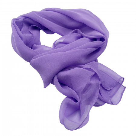 Esarfa uni de vara JOLEEN, Mov lavanda, 50x160cm
