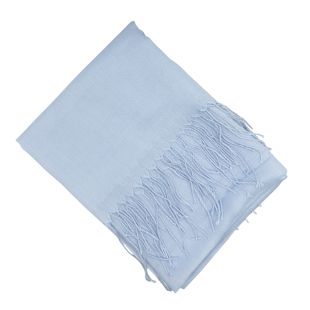 Esarfa uni subtire CASHMERE EMILY, Bleu, 70x180cm [1]