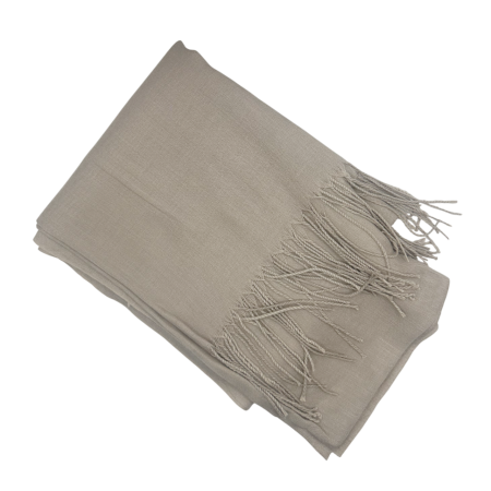 Esarfa uni subtire CASHMERE EMILY, Bej Taupe, 70x180cm [3]